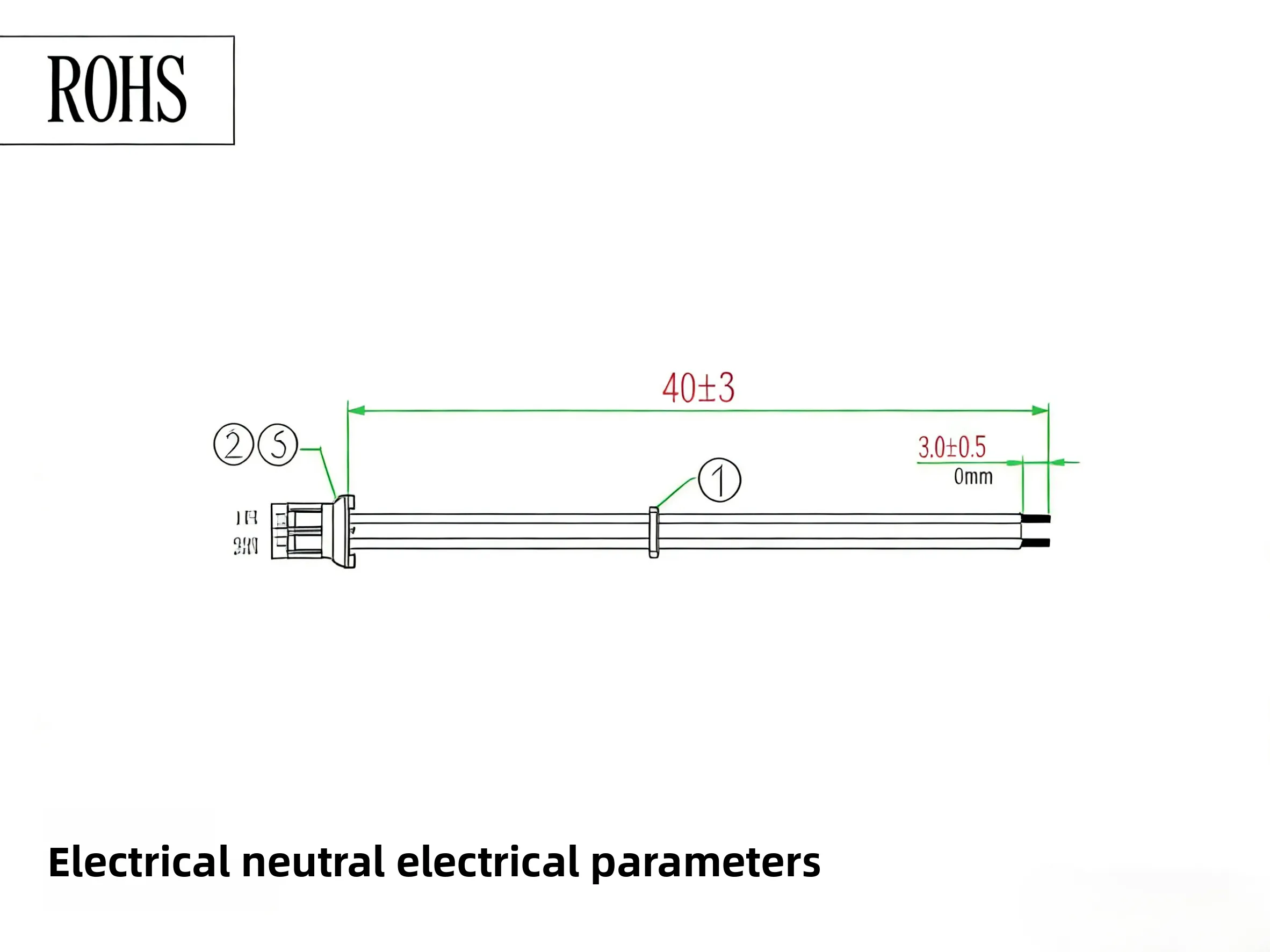 PH 2.0mm 2P Wire Harness | Consumer Electronics Cable | Custom Cable ...